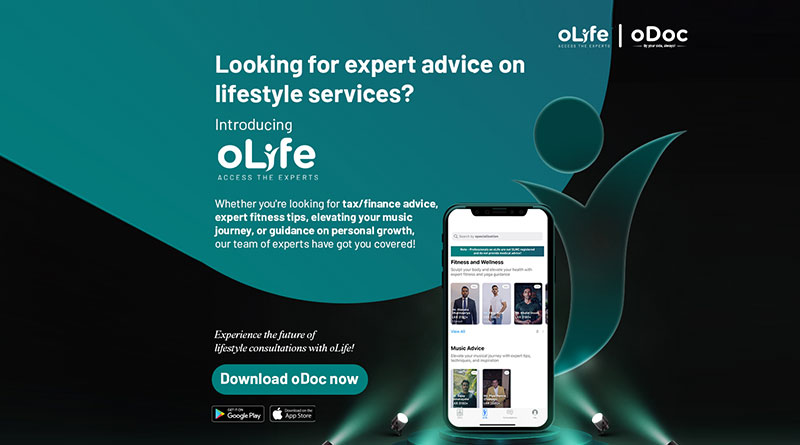 oDoc සිය නවතම ජීවන උපදේශන සේවාව “oLife” නමින් හඳුන්වාදෙයි oDoc සිය නවතම ජීවන උපදේශන සේවාව “oLife” නමින් හඳුන්වාදෙයි