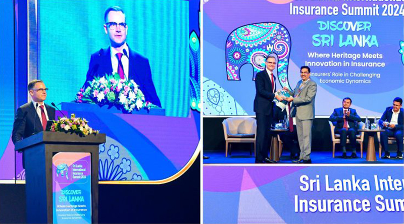AIA හි සමූහ අධ්‍යක්ෂ – සෞඛ්‍ය සේවා, වෛද්‍ය ක්‍රිස්ටියන් වෝඩ්, 2024 ශ්‍රී ලංකා ජාත්‍යන්තර රක්ෂණ සමුළුව අමතයි