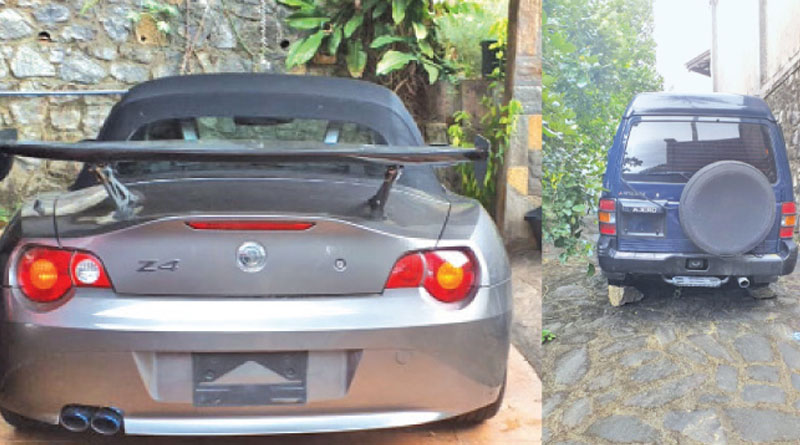 හිටපු වරාය ඇමැති රෝහිතගේ බෑනාගේ වාහන 2ක් මහනුවරදී අල්ලයි