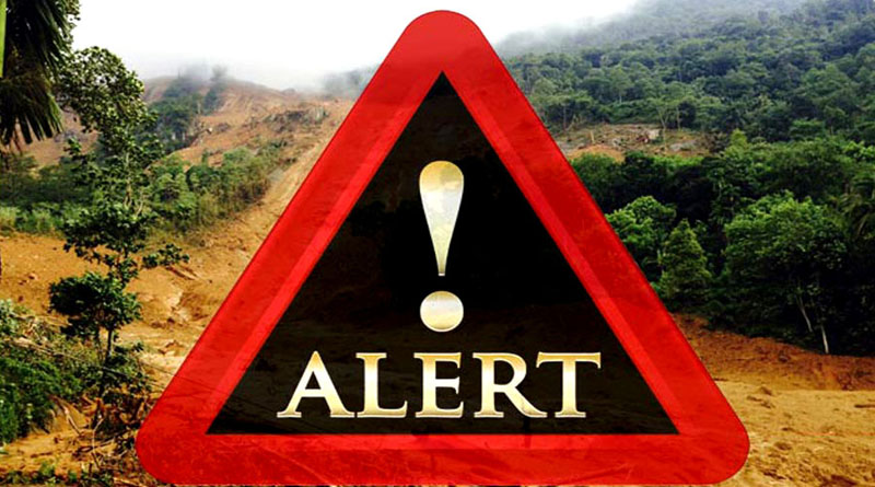 නායයෑමේ අනතුරු ඇඟවීම් යාවත්කාලීන කෙරේ