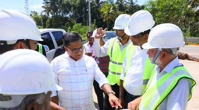 මධ්‍යම අධිවේගයේ තුන්වැනි අදියරේ කටයුතු ඇමති විජිතගේ නිරීක්ෂණයට