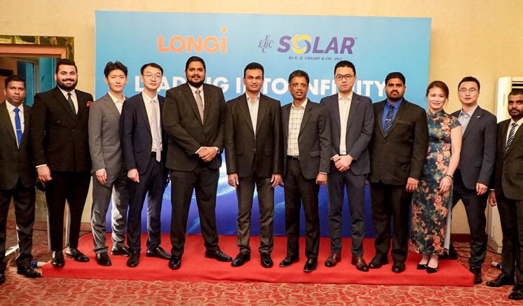 E.B. Creasy Solar, LONGi සූර්ය පැනල සඳහා ශ්‍රී ලංකාවේ නිල බෙදාහැරීම් සමාගම බවට පත්වෙයි