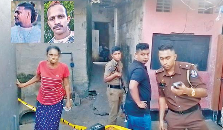පොලීසිය බව කියමින් ගල්කිස්සේ නිවෙසකට පැන දෙදෙනෙකු මරලා