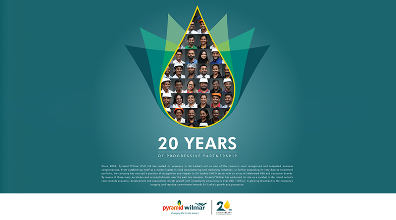 පිරමිඩ් විල්මා සමාගම 20-වසරක ප්‍රගතිශීලී හවුල්කාරිත්වයන් සමරයි