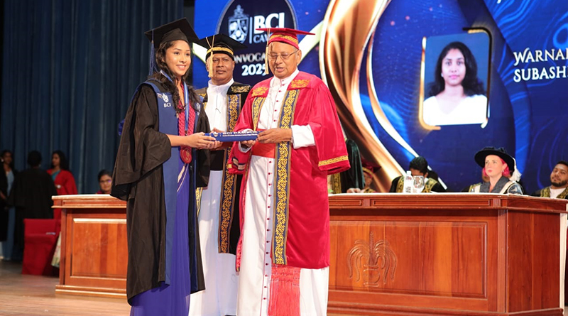 BCI Campus ප්‍රථම උපාධි ප්‍රදානෝත්සවය කොළඹ අගරදගුරු අතිඋතුම් මැල්කම් කාදිනල් රංජිත් හිමිපාණන්ගේ ප්‍රධානත්වයෙන්