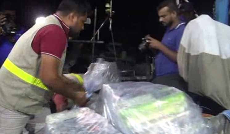 දකුණු මුහුදෙන් ඇල්ලූ යාත්‍රාවේ අයිස් සහ හෙරොයින් කිලෝ 376කට වැඩි ප්‍රමාණයක්