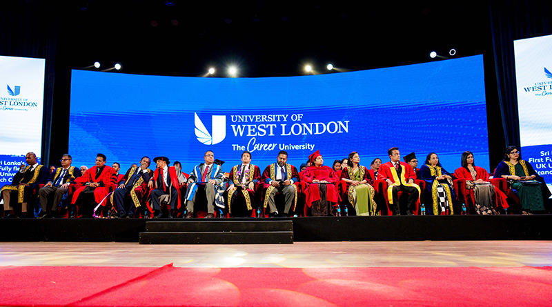 University of West London ශ්රී ලංකා උපාධි ප්රදානෝත්සවය අභිමානවත් ලෙස පැවැත්වේ University of West London ශ්රී ලංකා උපාධි ප්රදානෝත්සවය අභිමානවත් ලෙස පැවැත්වේ