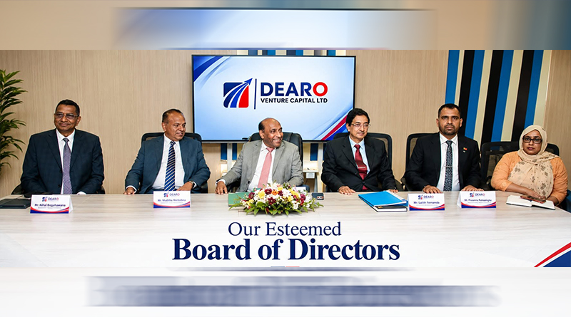 Dearo Venture Capital Ltd නව අධ්යක්ෂ මණ්ඩලය නව දැක්මක් සමඟ වැඩ අරඹයි Dearo Venture Capital Ltd නව අධ්යක්ෂ මණ්ඩලය නව දැක්මක් සමඟ වැඩ අරඹයි